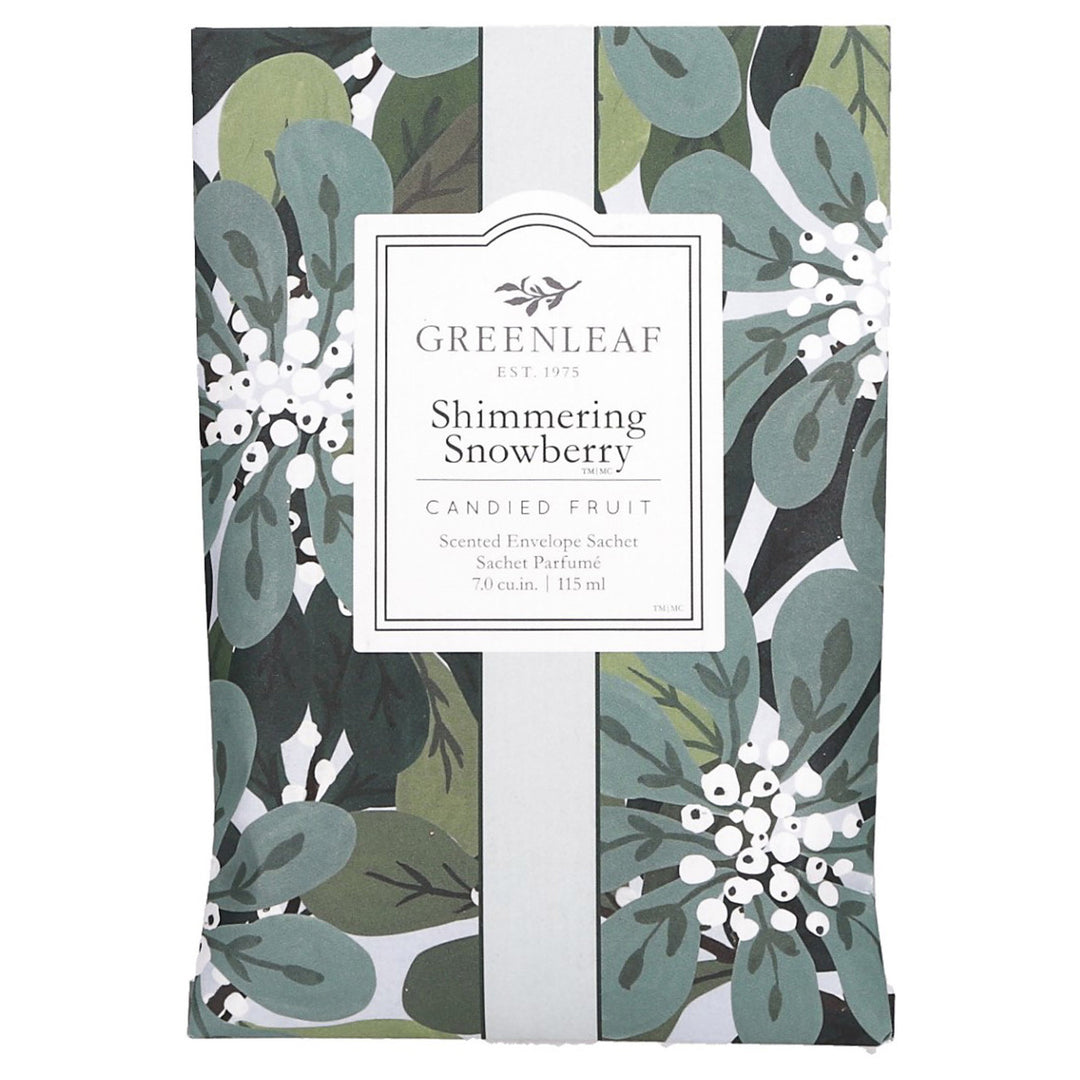 Greenleaf Shimmering Snowberry Scented Sachet