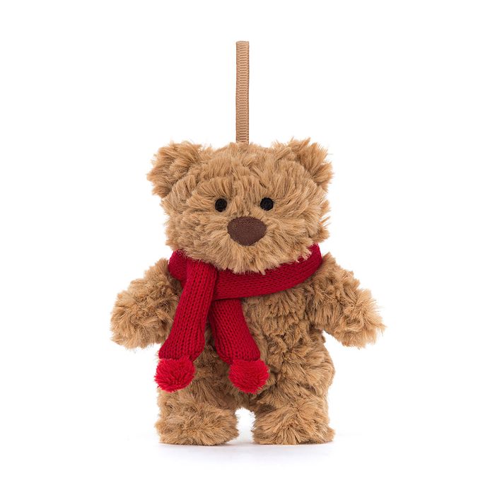 Jellycat Bartholomew Bear  Christmas Decoration