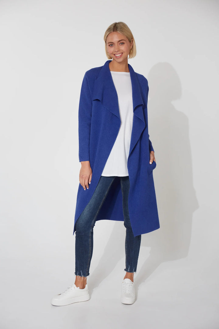 Cordova Cardigan - Cobalt