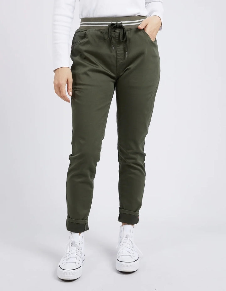 Elm Margo Jogger - Khaki