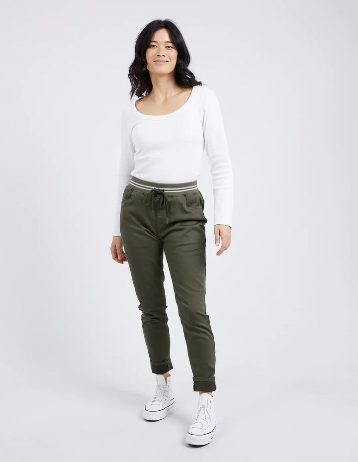 Elm Margo Jogger - Khaki