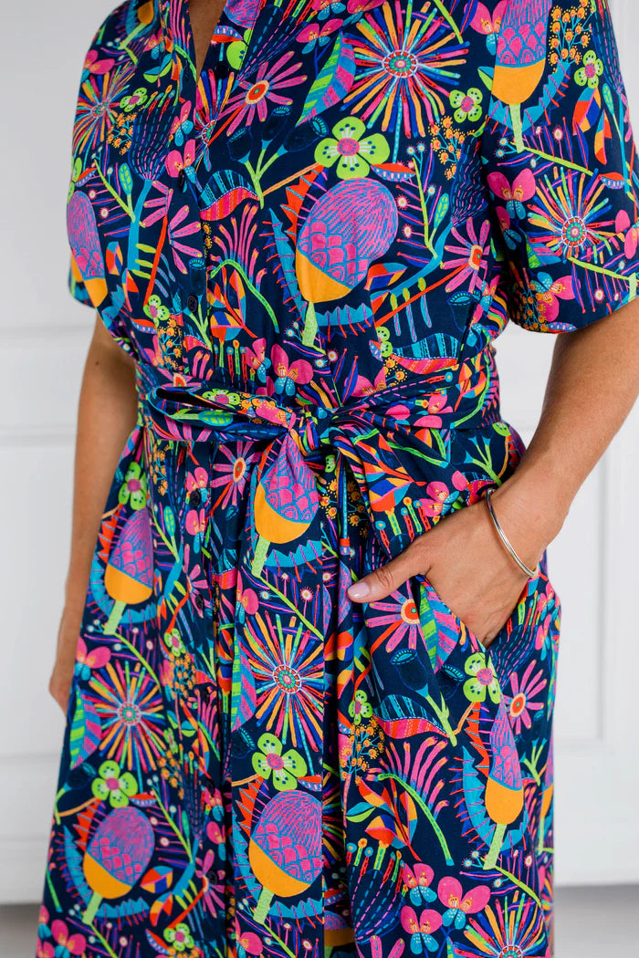 Wildflowers Shirt Dress