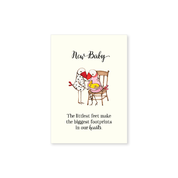 Twigseeds Littlest Feet Baby Mini Card