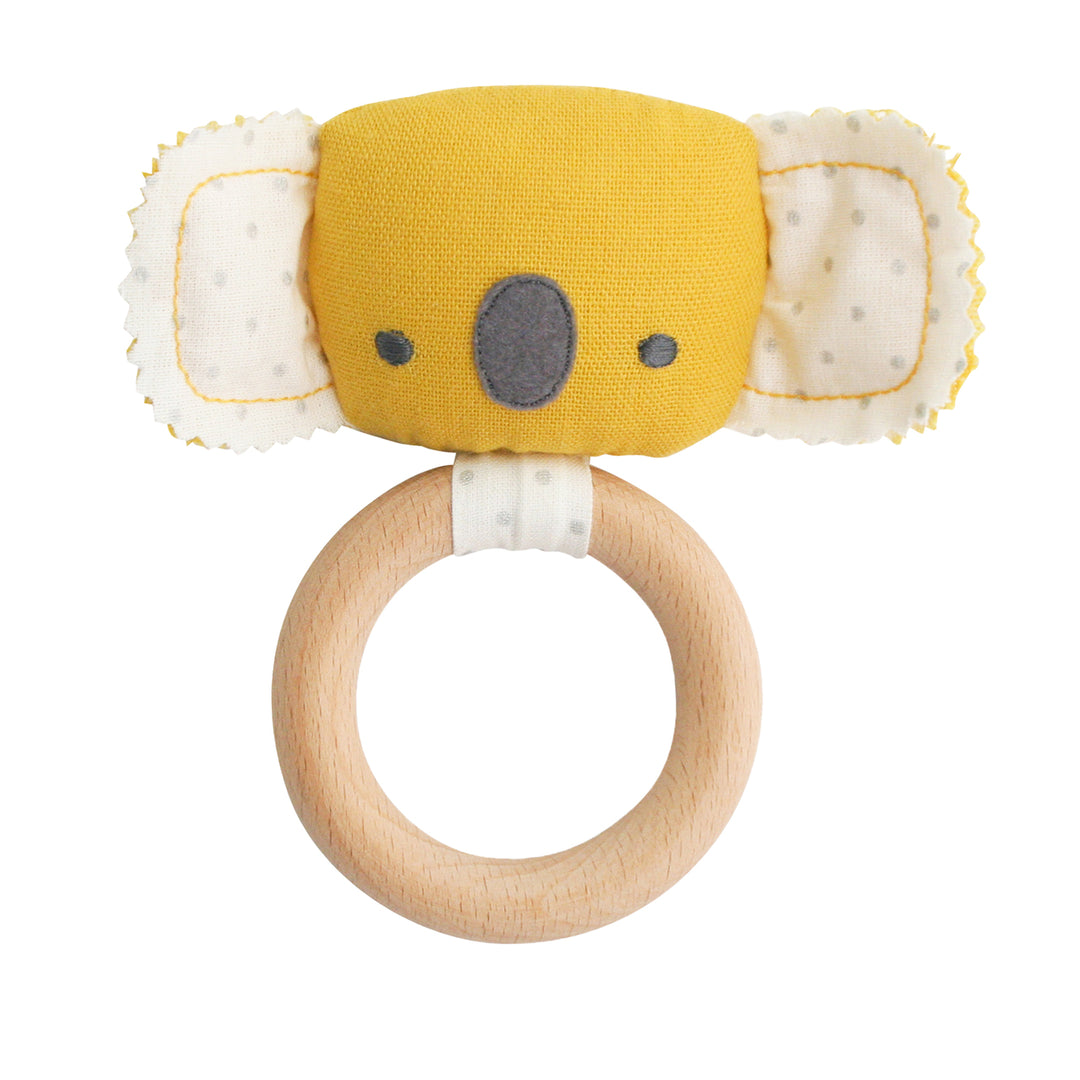 Baby Koala Teether Rattle - Butterscotch