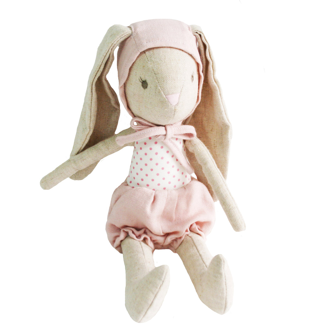 Baby Girl Bunny in Bonnet - 26cm