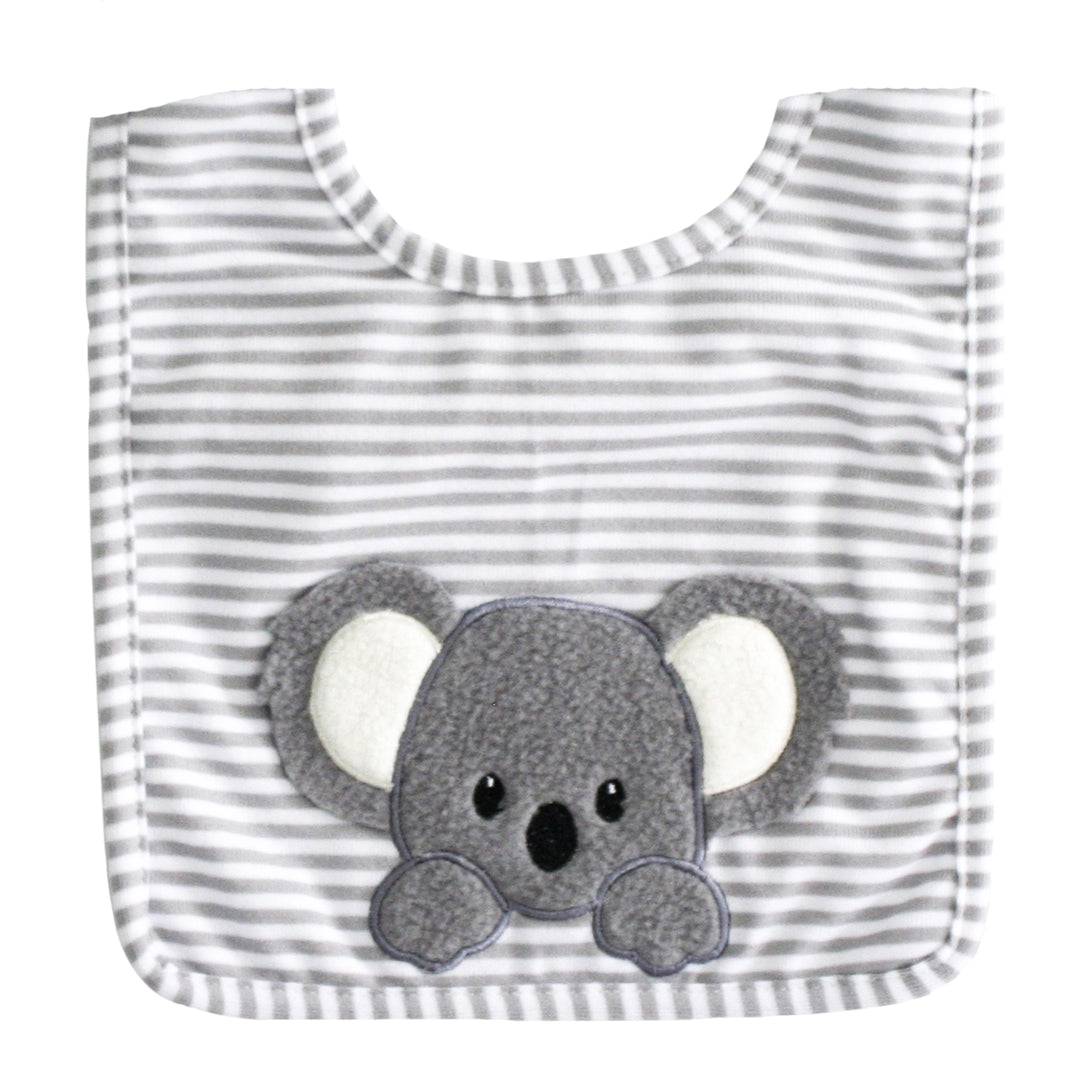 Alimrose Baby Koala Bib Grey