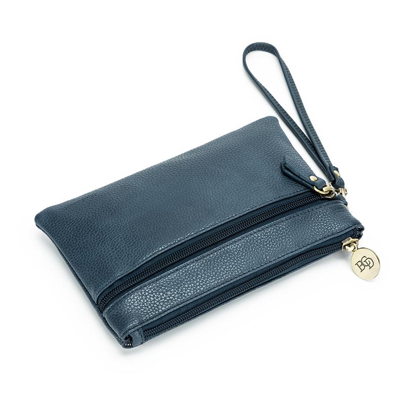 Joy Pouch - Gunmetal Blue