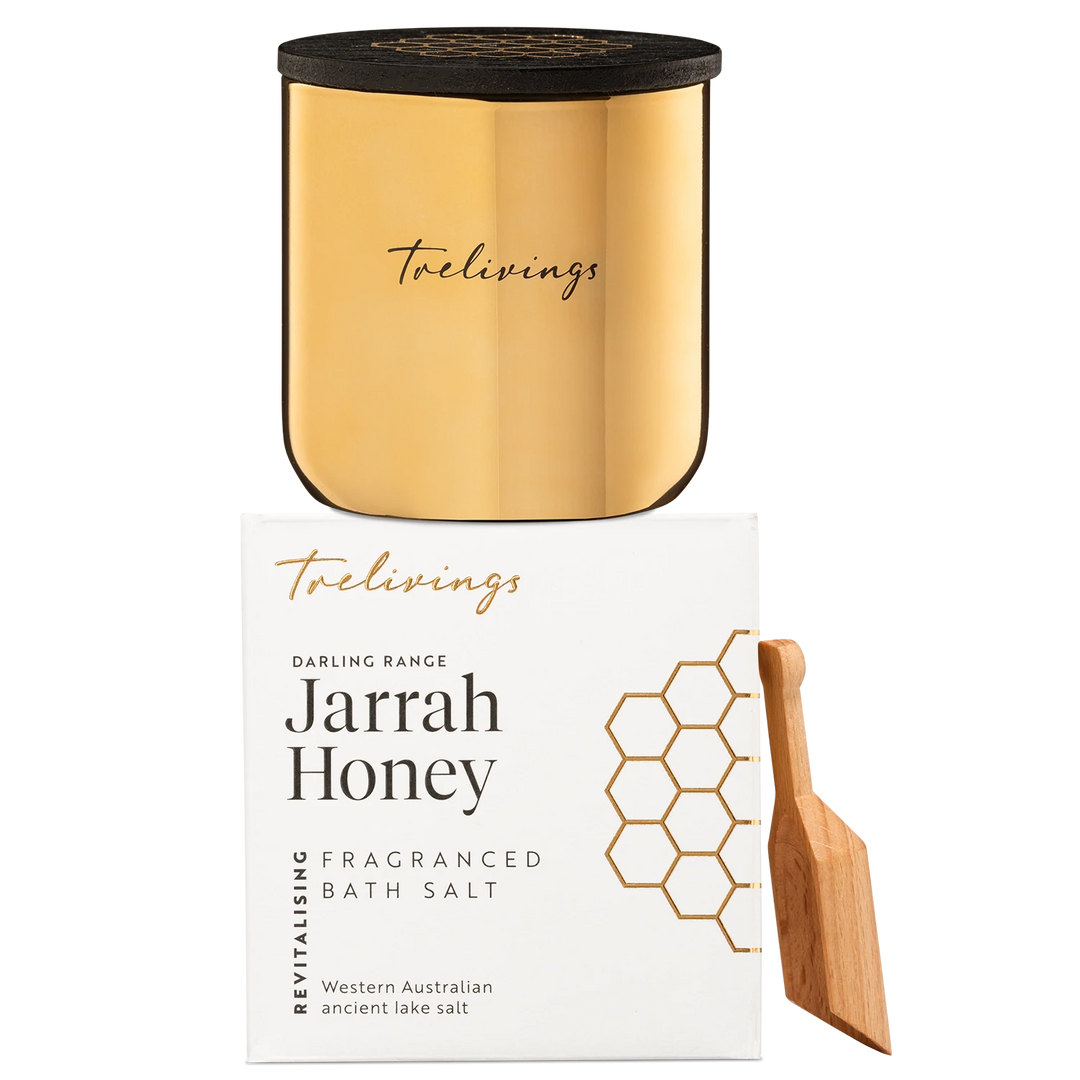 Trelivings Jarrah Honey Revitalising Fragrance Bath Salt 300g