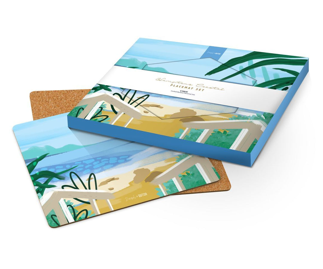 Hamptons Coastal Placemat - Set of 4