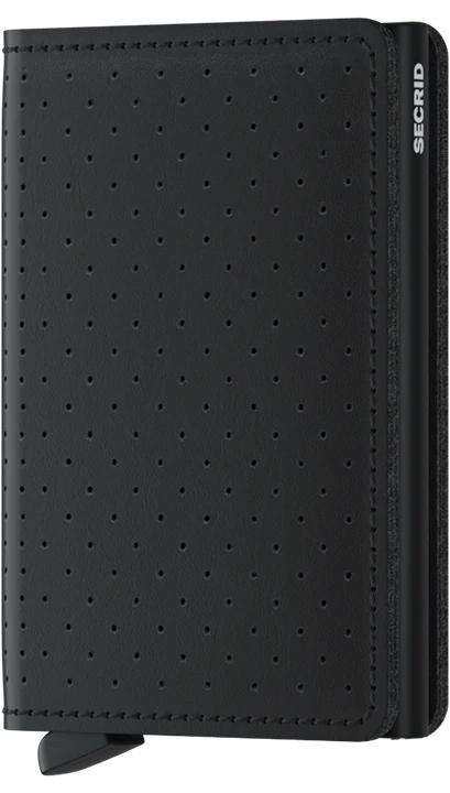 Secrid Slimwallet Perforated Black