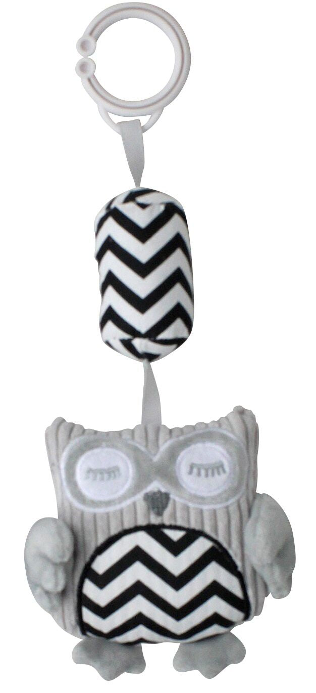 ES Kids Owl Chime - Black & Grey