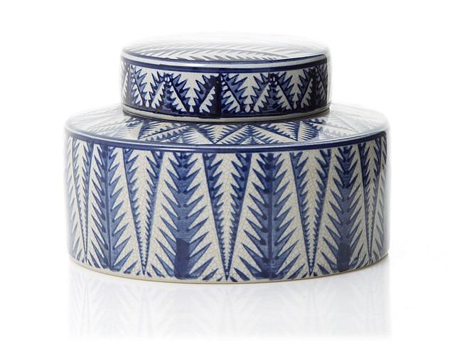 Hermes Moroccan Squat Ginger Jar Blue