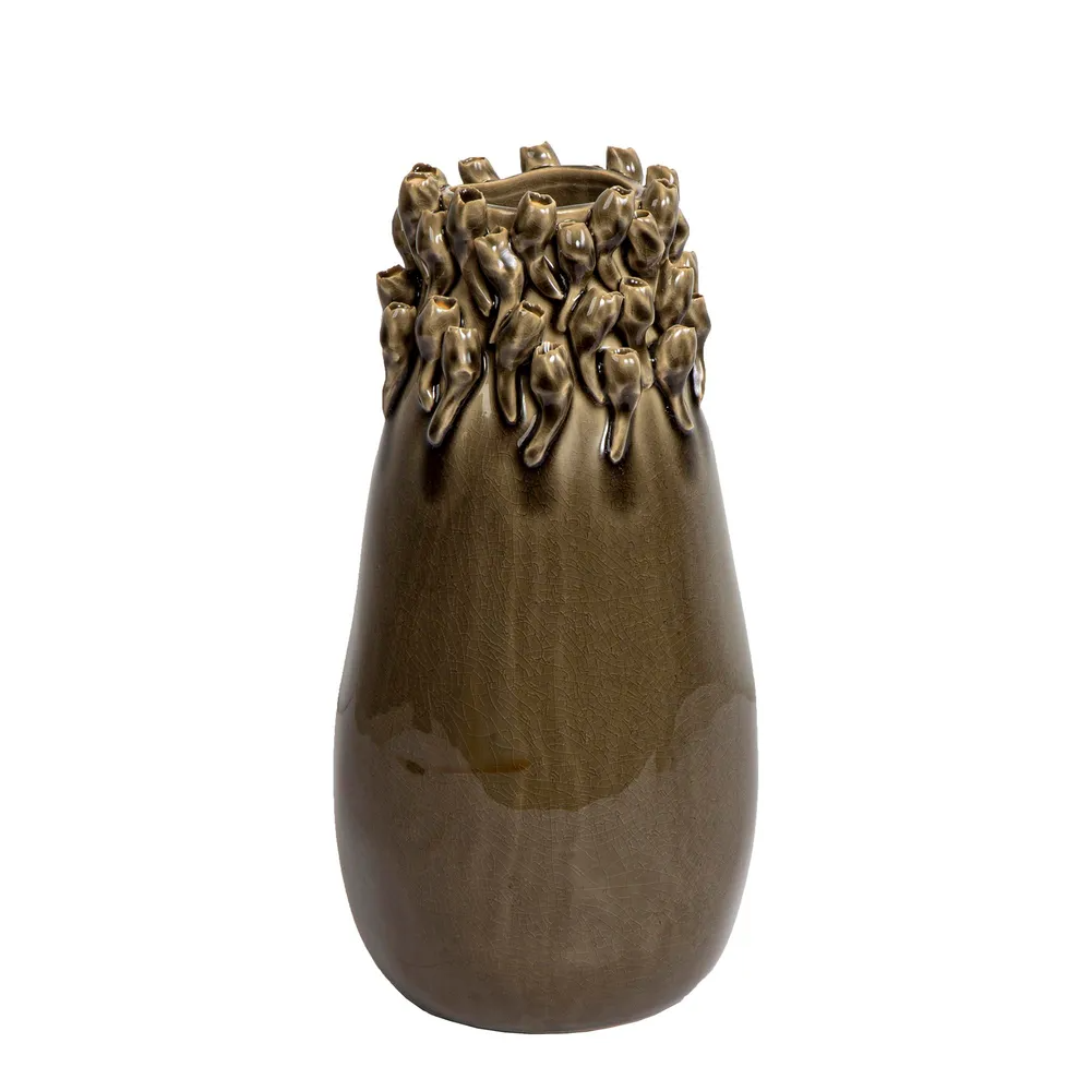 Lena Anemone Tall Ceramic Vase