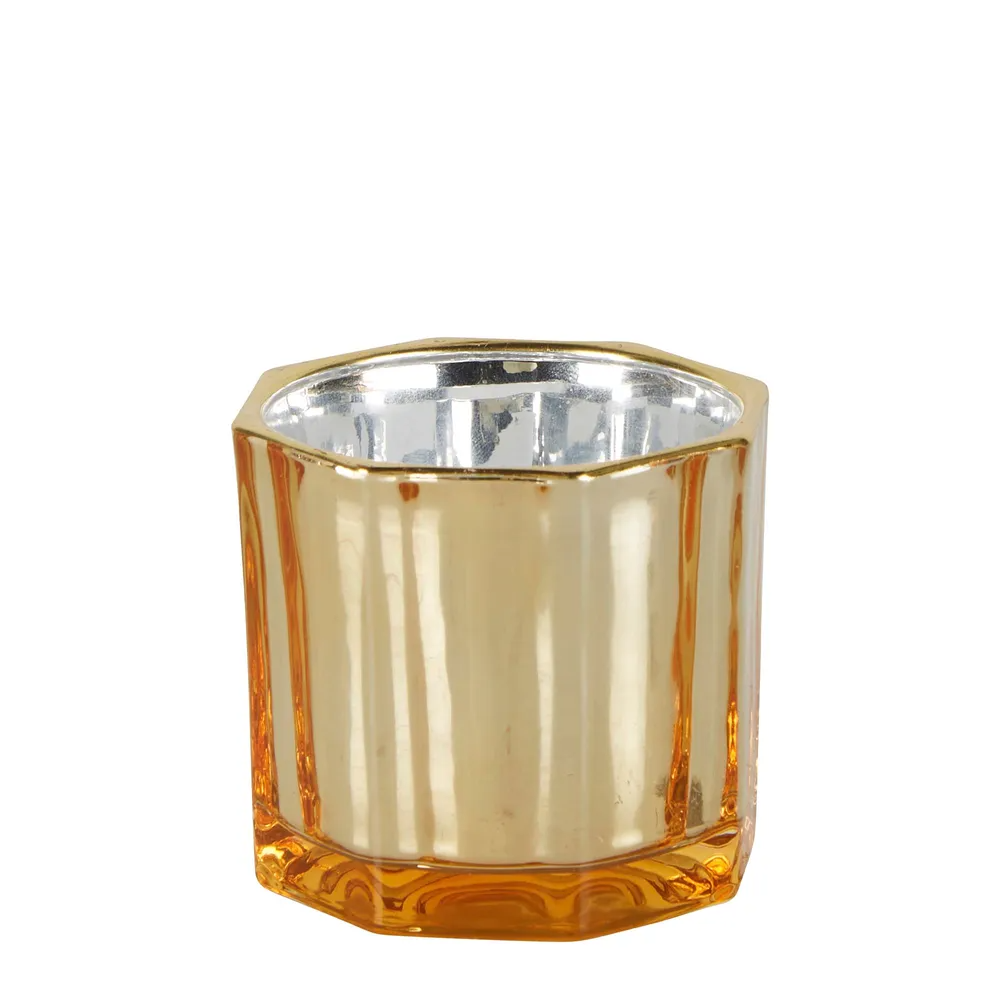 Gatsby Glass Tealight - Gold