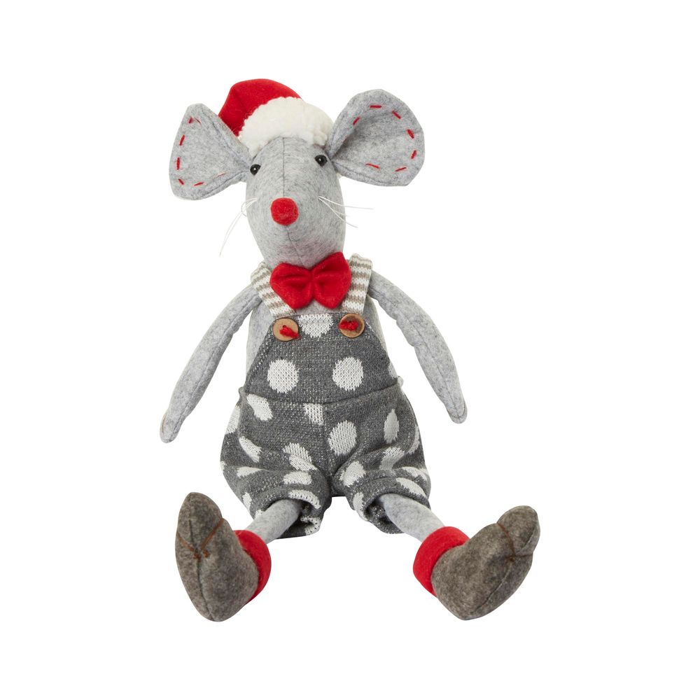 Grey Polka Boy Mouse