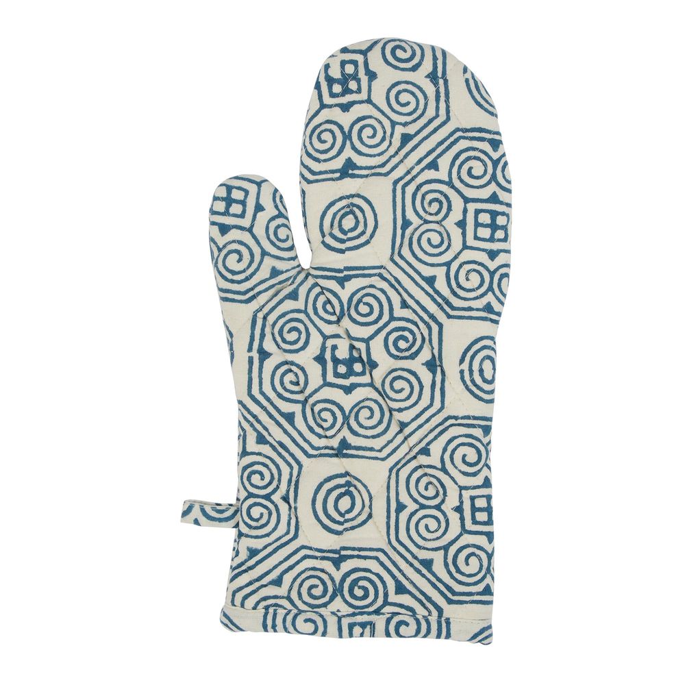 Malta Mosaic Cotton Oven Glove