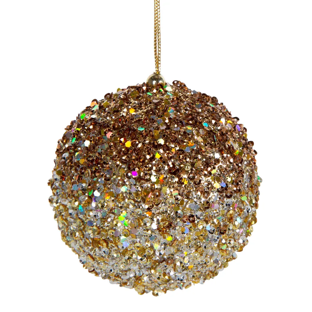 Caramora Glitter Bauble - Gold