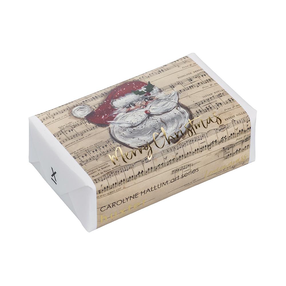 Musical Santa Gold Foil Wrapped Fragranced Soap