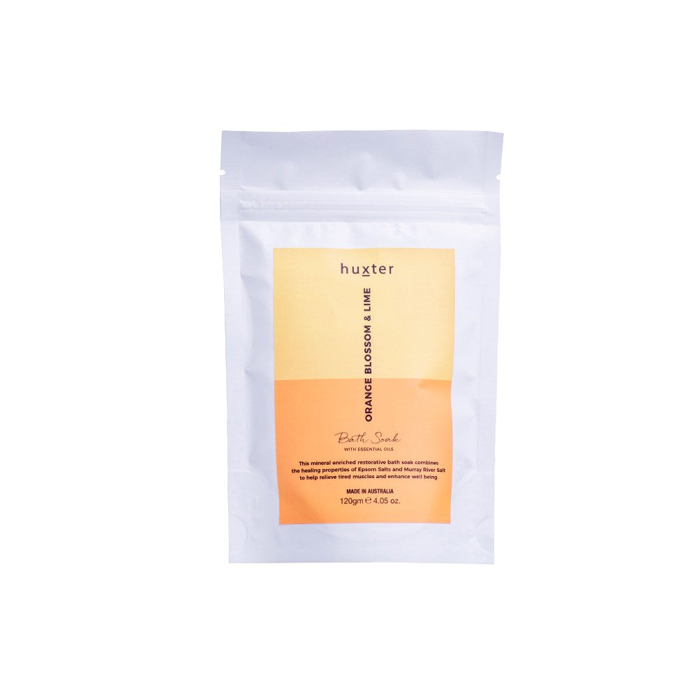 Huxter Bath Soak 120g - Orange Blossom & Lime