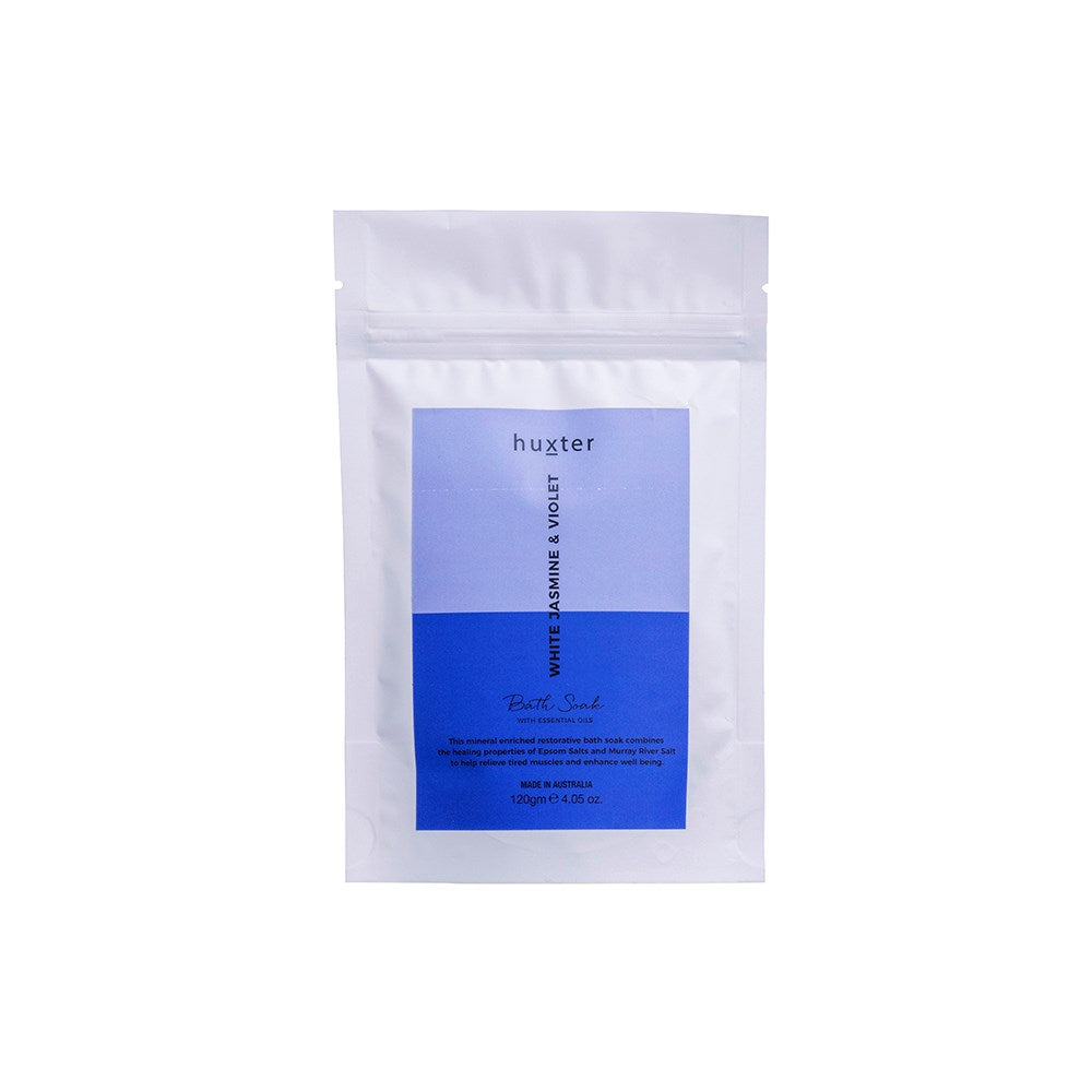 Huxter Bath Soak 120g - White Jasmine & Violet