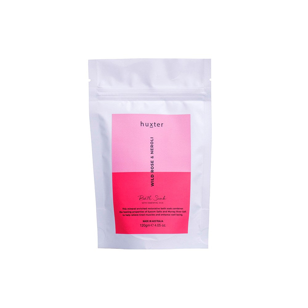 Huxter Bath Soak 120g - Wild Rose & Neroli