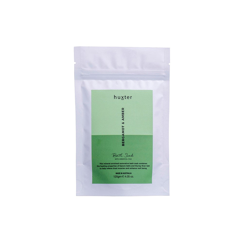 Huxter Bath Soak 120g - Bergamot & Amber