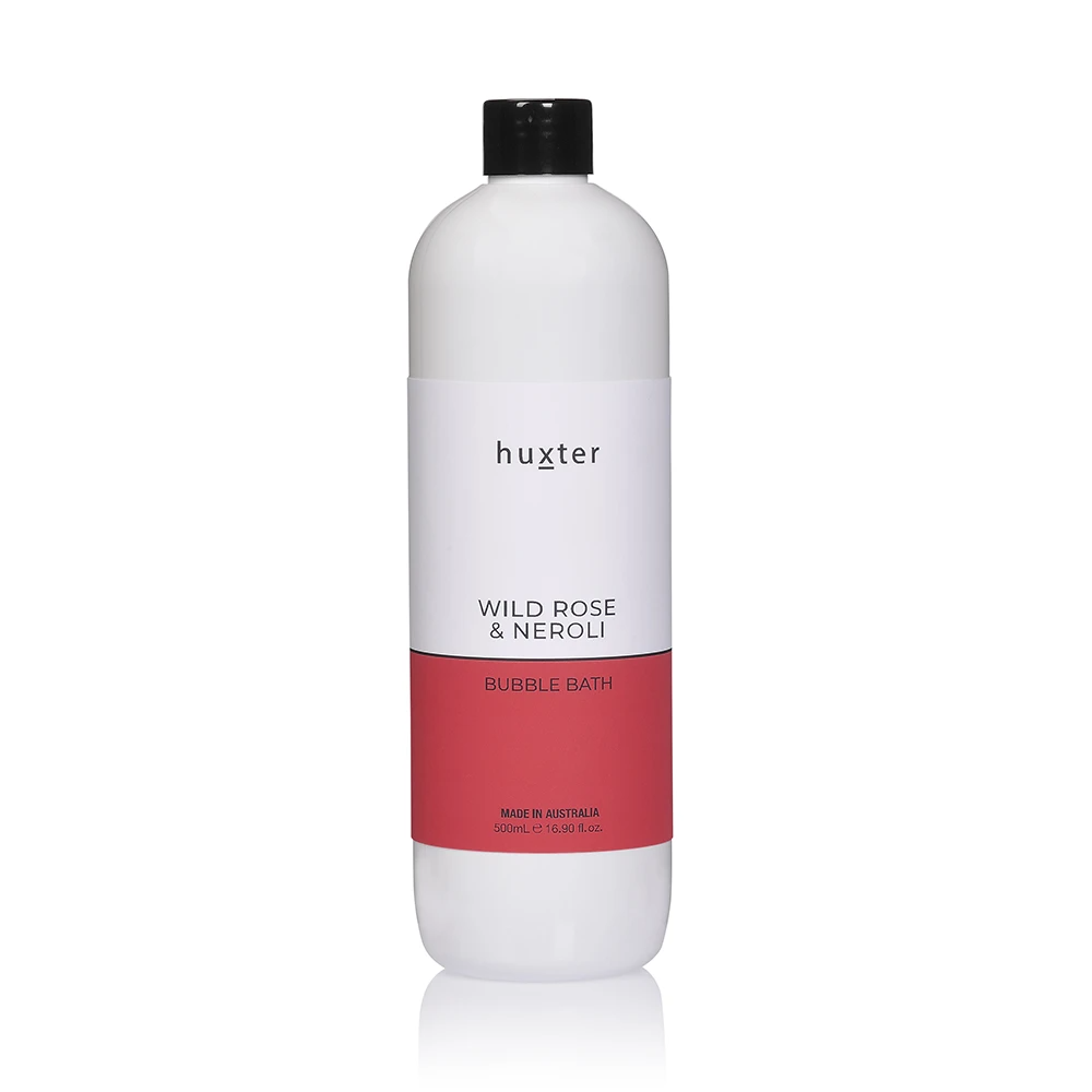 Huxter Bubble Bath - Wild Rose & Neroli 500ml