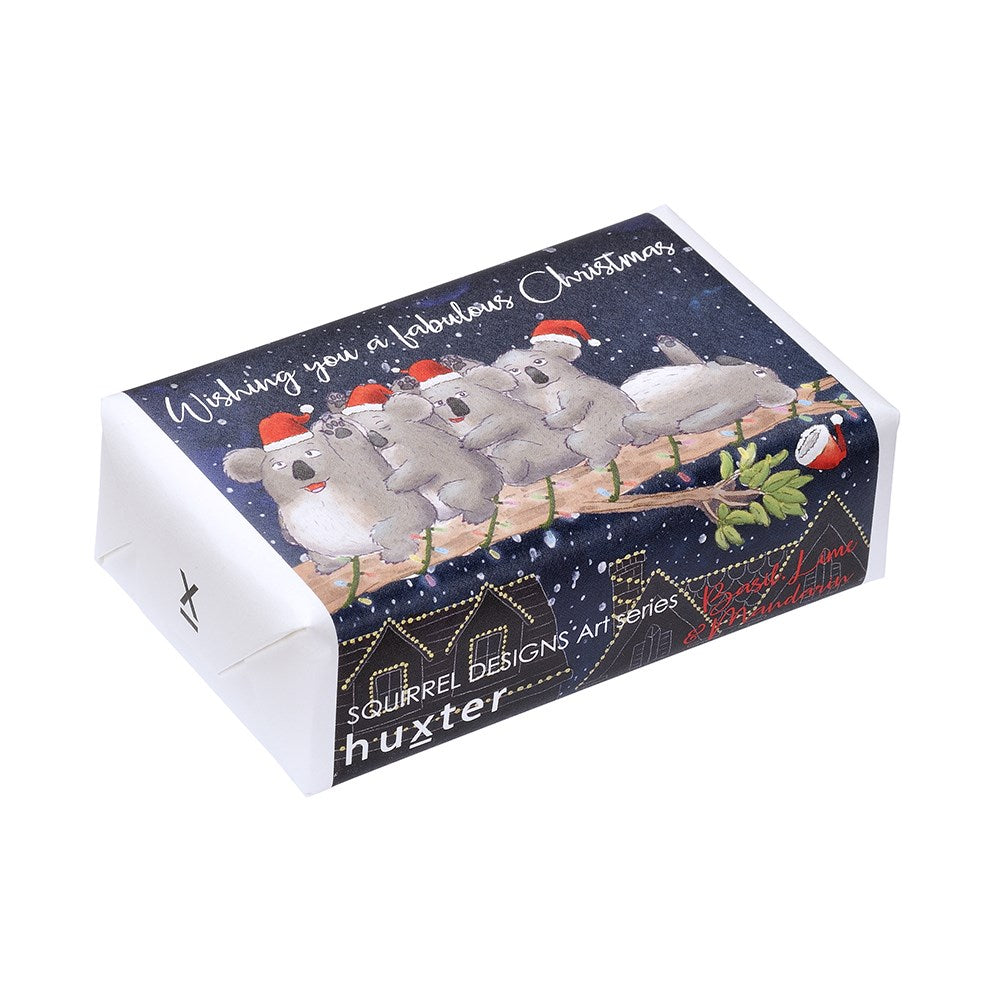 Huxter Koala Hi Five - Fabulous Christmas - Wrapped Fragranced Soap