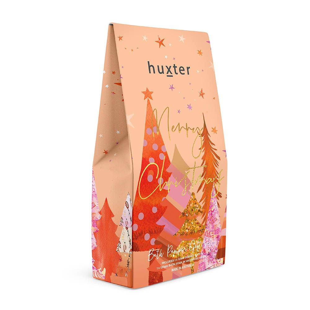 Huxter Bath Pamper Gift Set - Orange Trees