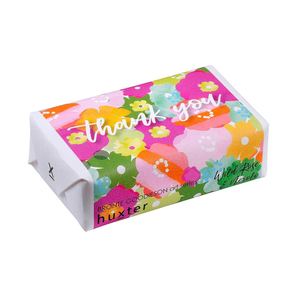 Huxter Pink & Green Floral - Thank You Fragranced Soap