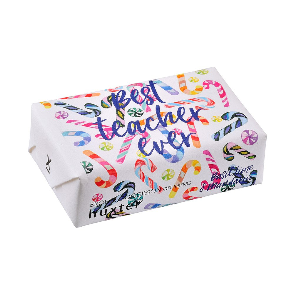 Huxter Best Teacher Ever - Wrapped Fragranced Soap