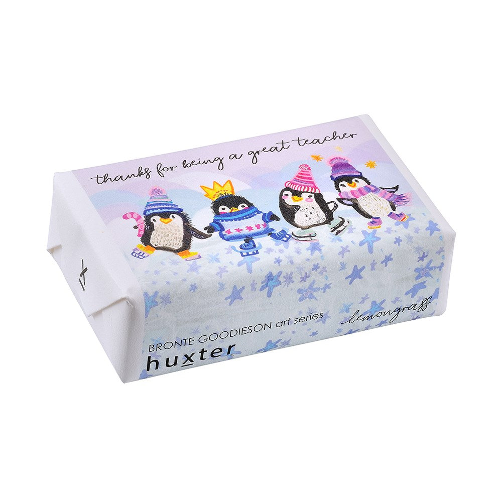 Huxter Thanks for Being a Great Teacher - Penguins Wrapped Fragranced Soap