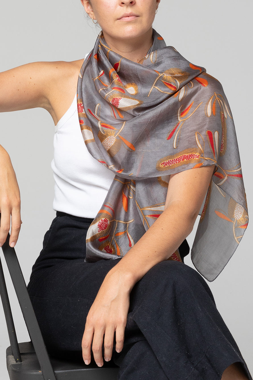 Banksia Silk Scarf