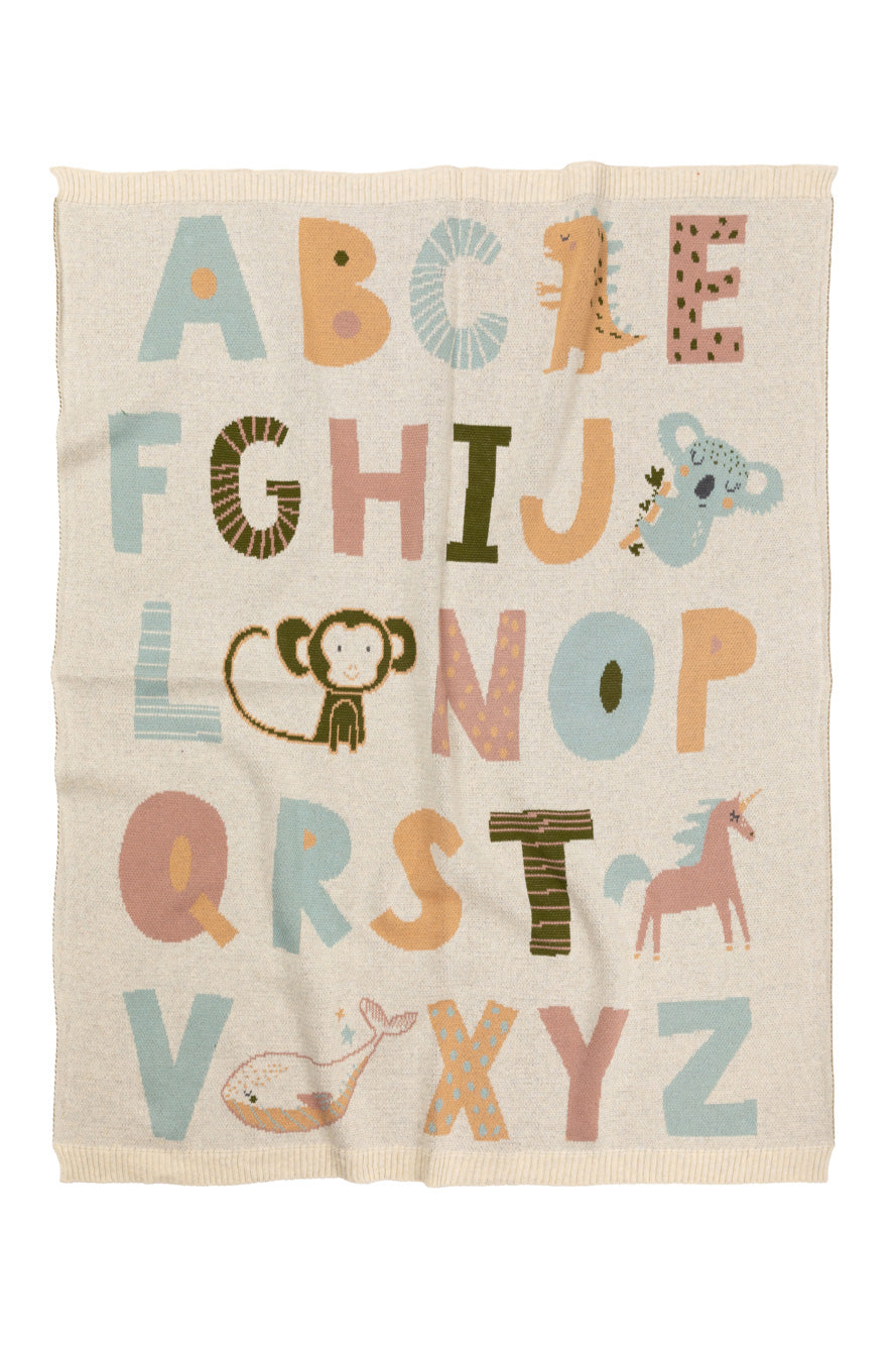 Alphabet Baby Blanket