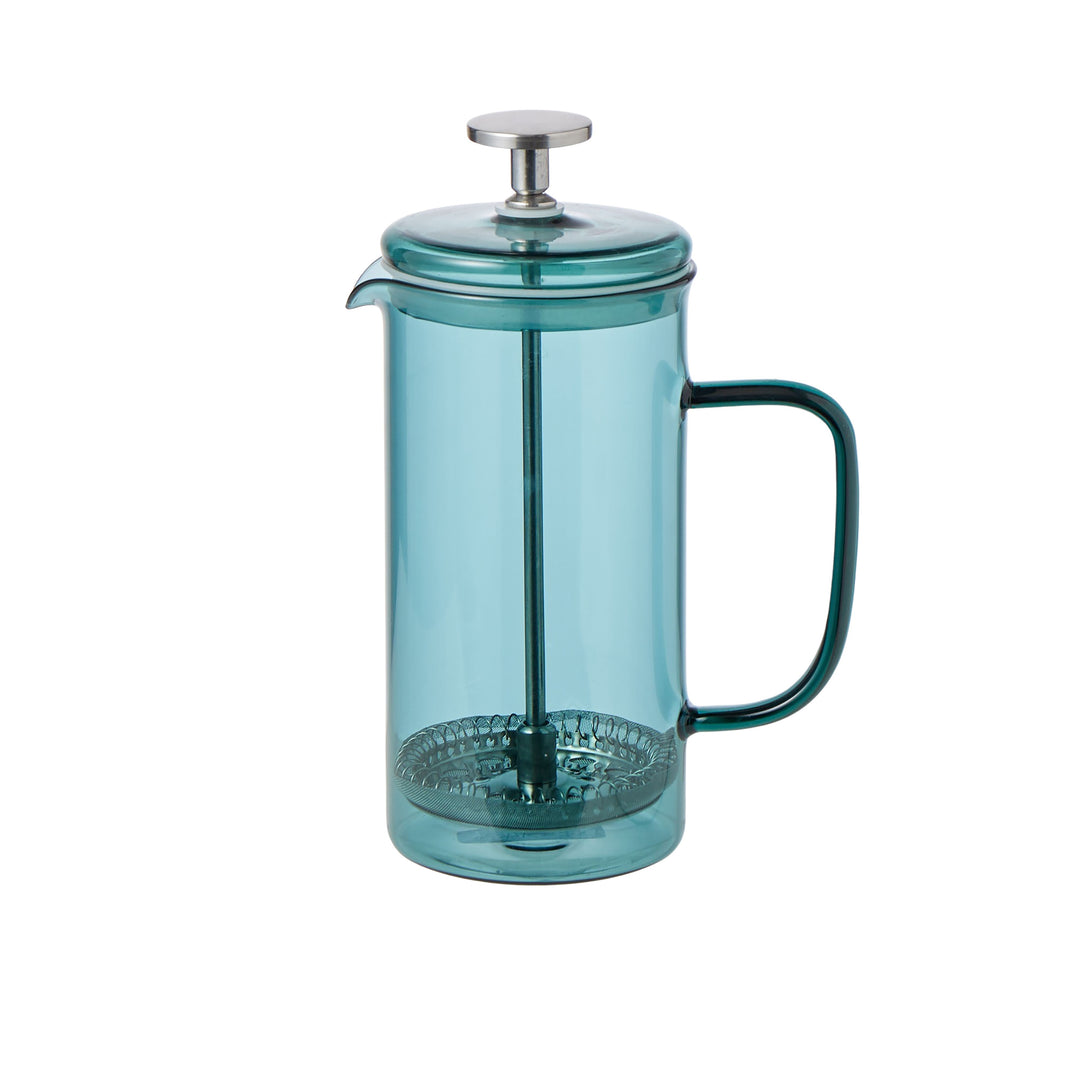 Leaf & Bean Glass French Press 350ml - Green