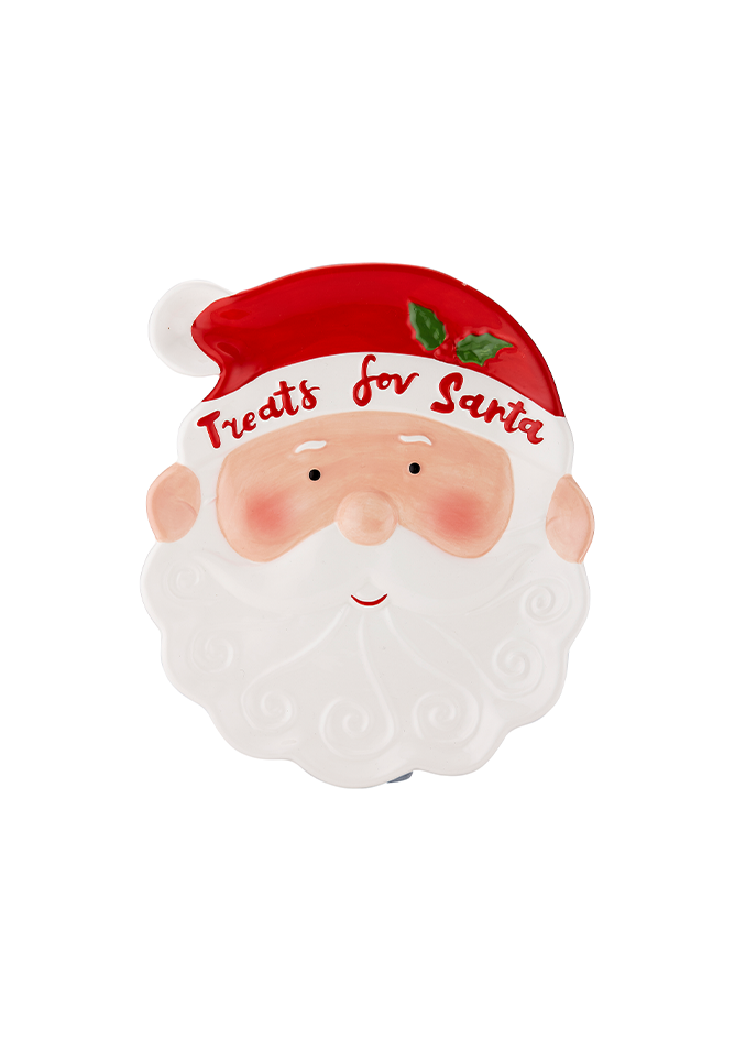 Joyful Santa Plate