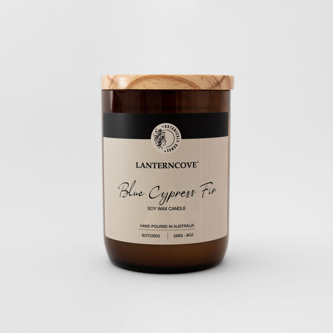 Botanicals 8oz Candle - Blue Cypress Fir