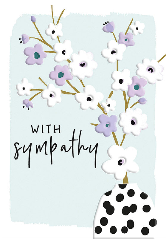 Rosanna Rossi With Sympathy Confetti Card