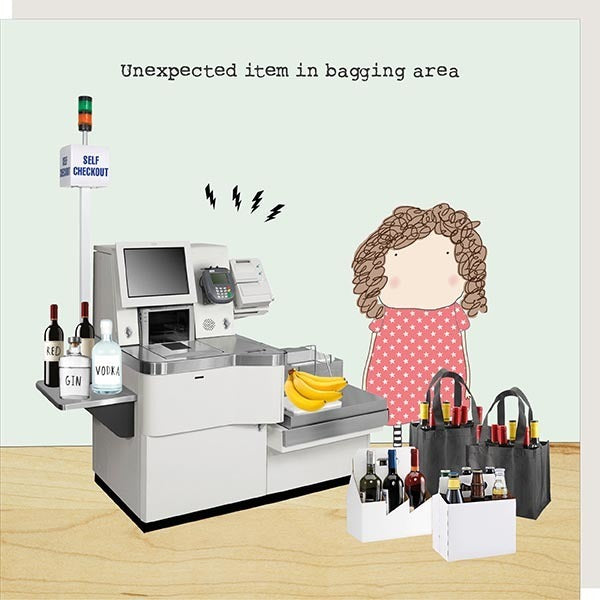 Bagging Area Greeting Card