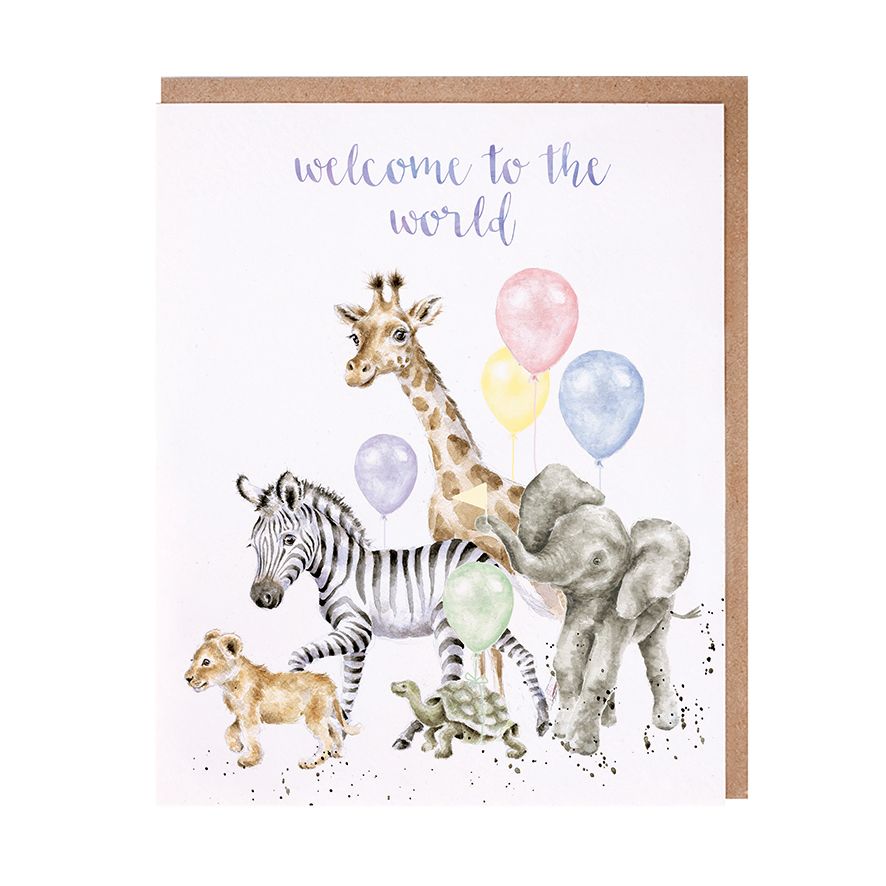 Wrendale Welcome to the World Card