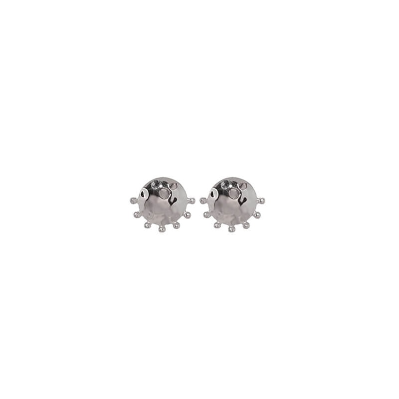 Murkani Stirling Silver Organic Stud