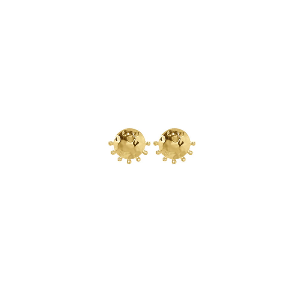 Murkani Gold Plated Organic Stud