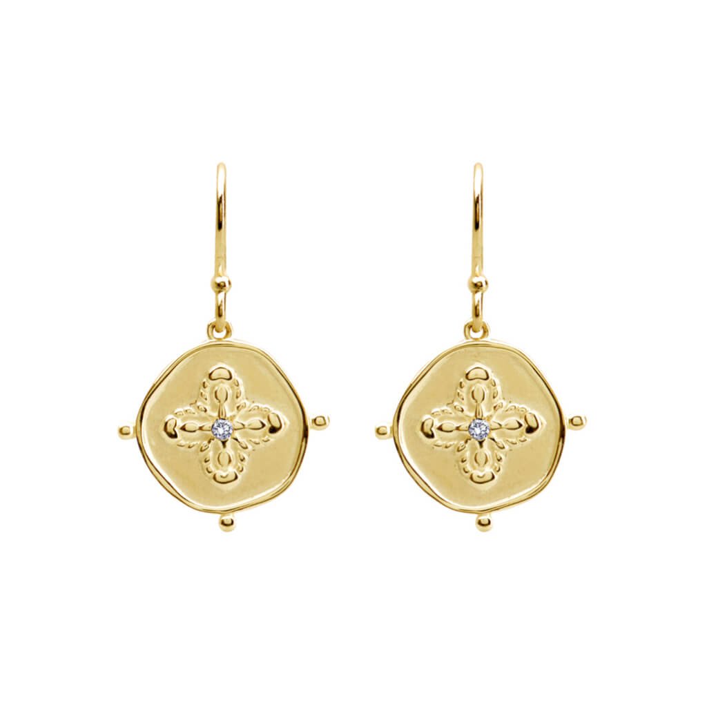 Murkani Gold Plated Sahara Earrings