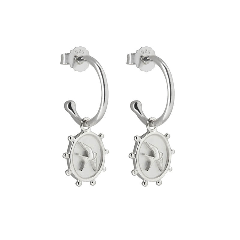 Freedom Earrings - Stirling Silver