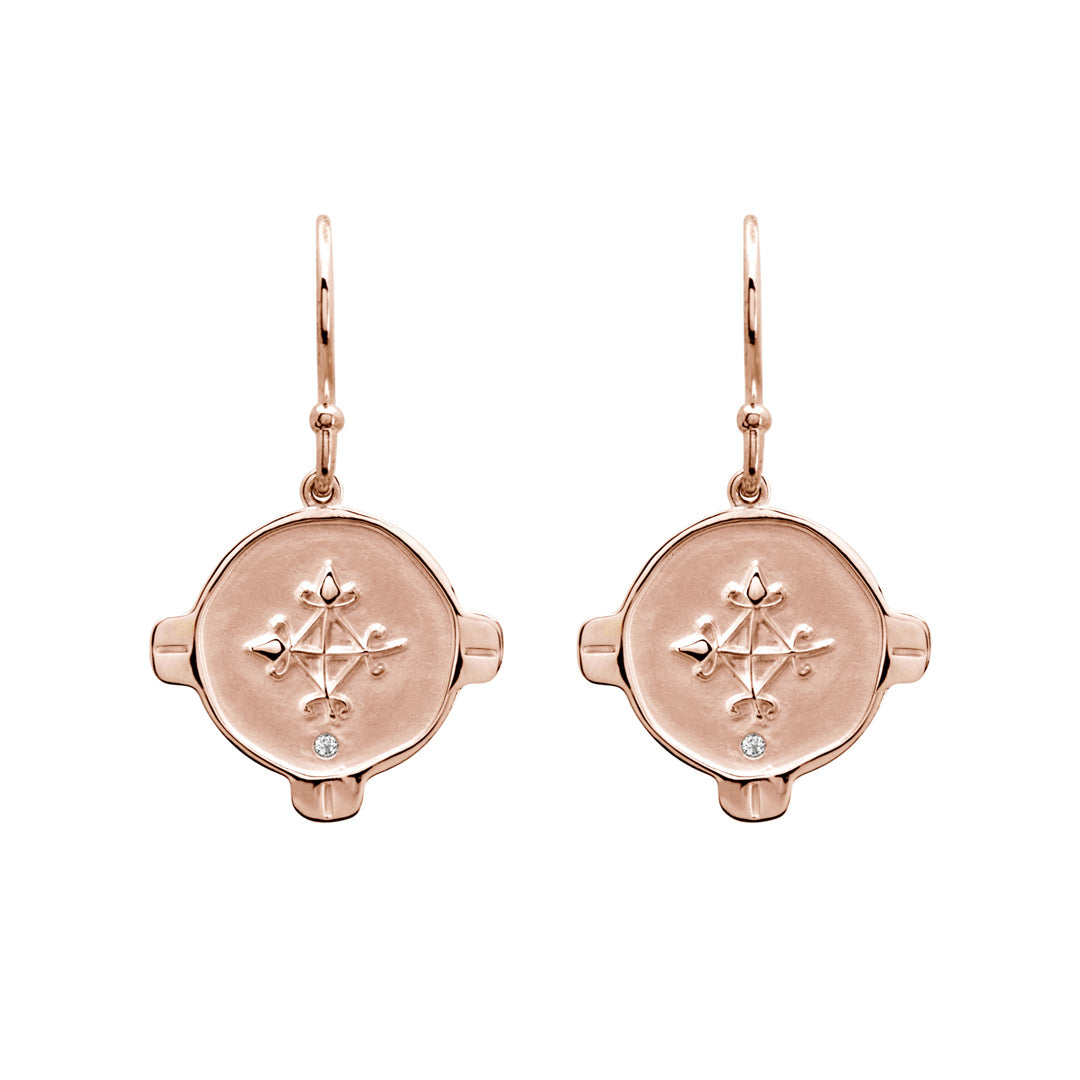 Murkani Hope Earrings - Rose Gold Plate