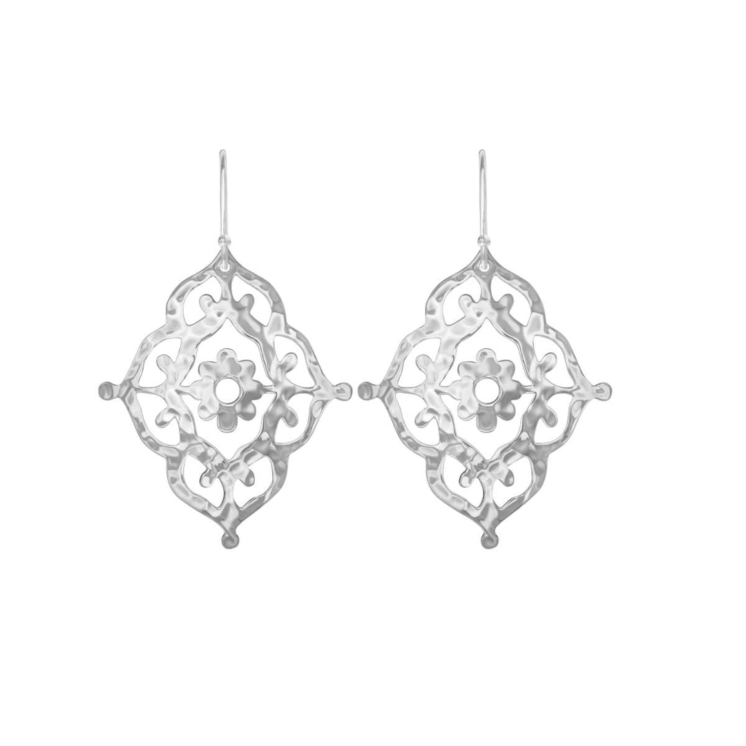 Murkani Gypsy Drop Earrings - Sterling Silver