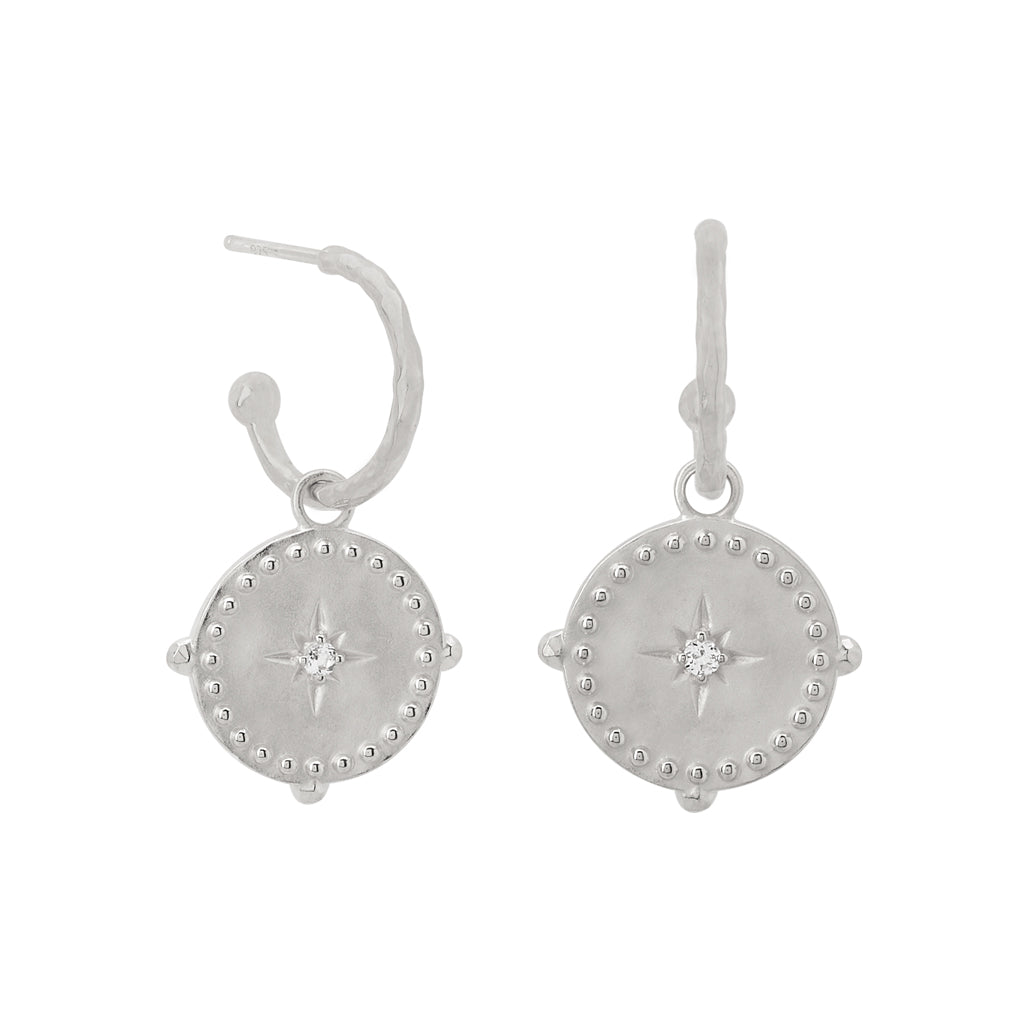 Small Hoop Earrings - Stirling Silver