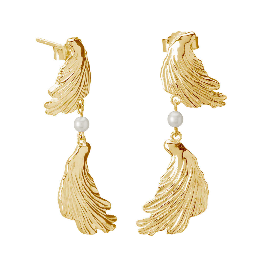 Murkani Nostalgic Icon Earrings - Yellow Gold Plate