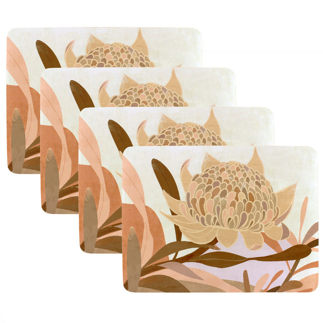 Autumn Protea Placemats - Set of 4