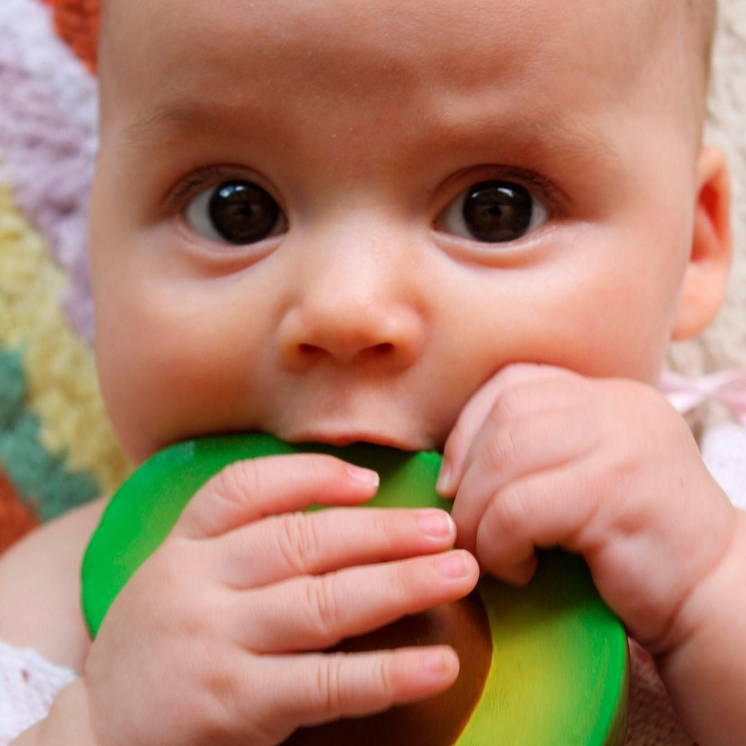 Oli&Carol Arnold the Avocado Baby Teether